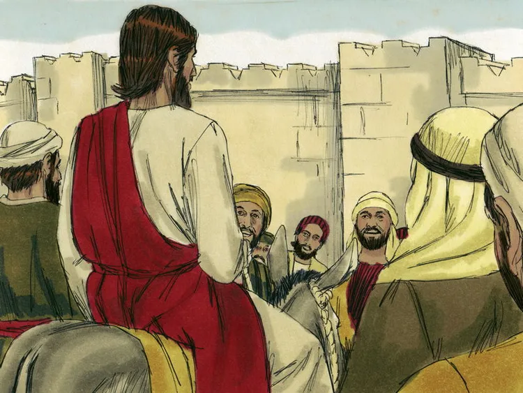 Entrée de Jésus à Jerusalem