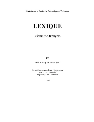 KoonzimeLexique[1].pdf